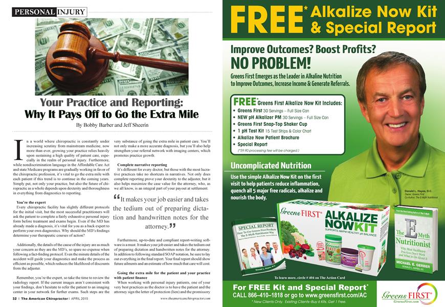 Your Practice and Reporting: Why It Pays Off to Go the Extra Mile