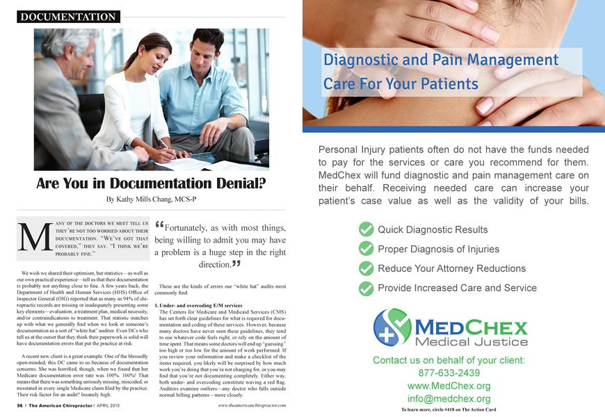 Are You in Documentation Denial?