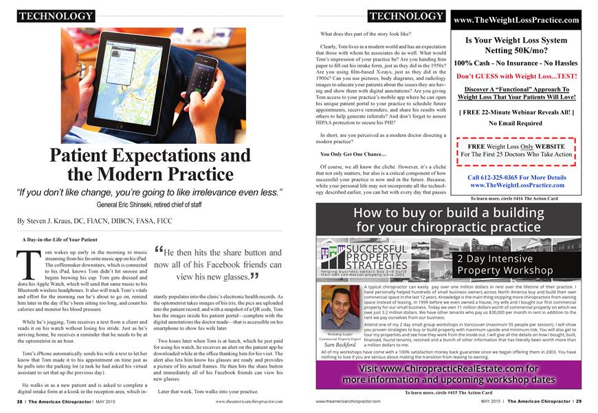 Patient Expectations and the Modern Practice