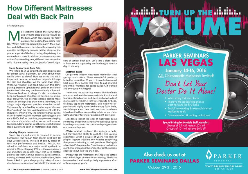 How Different Mattresses Deal with Back Pain