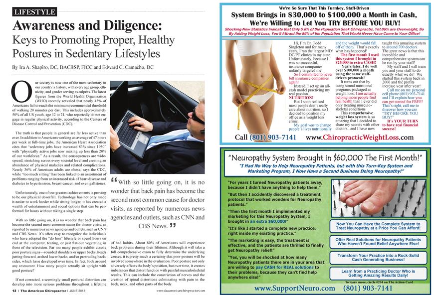 Awareness and Diligence: Keys to Promoting Proper, Healthy Postures in Sedentary Lifestyles