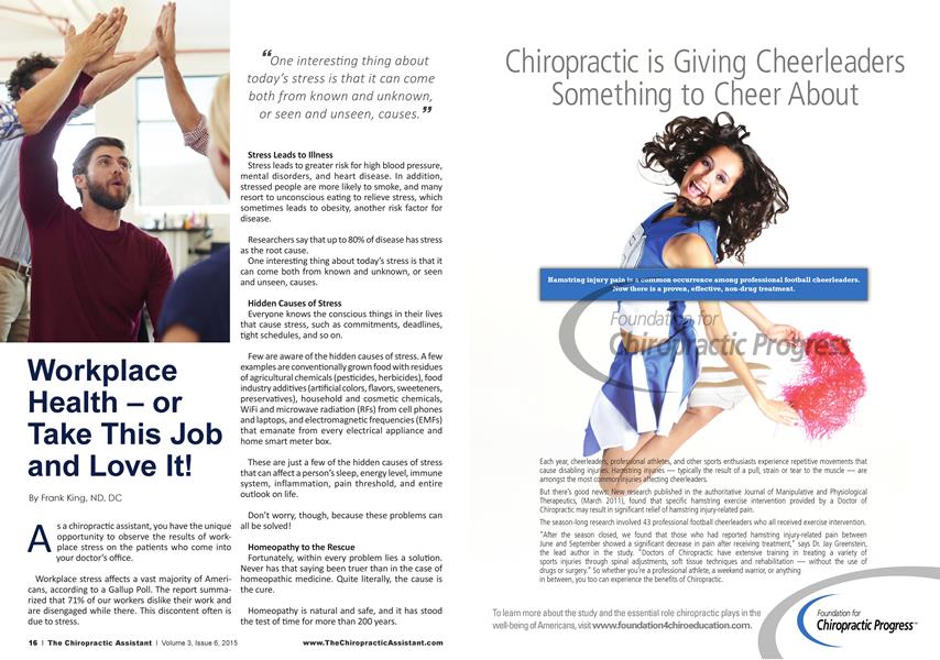 Workplace Health — or Take This Job and Love It!