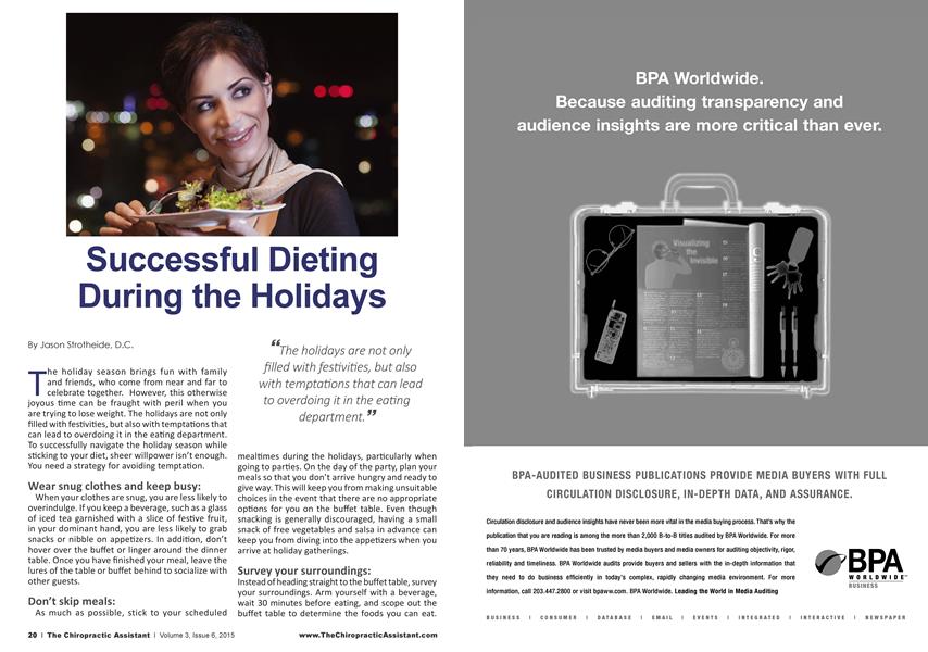 Successful Dieting During the Holidays