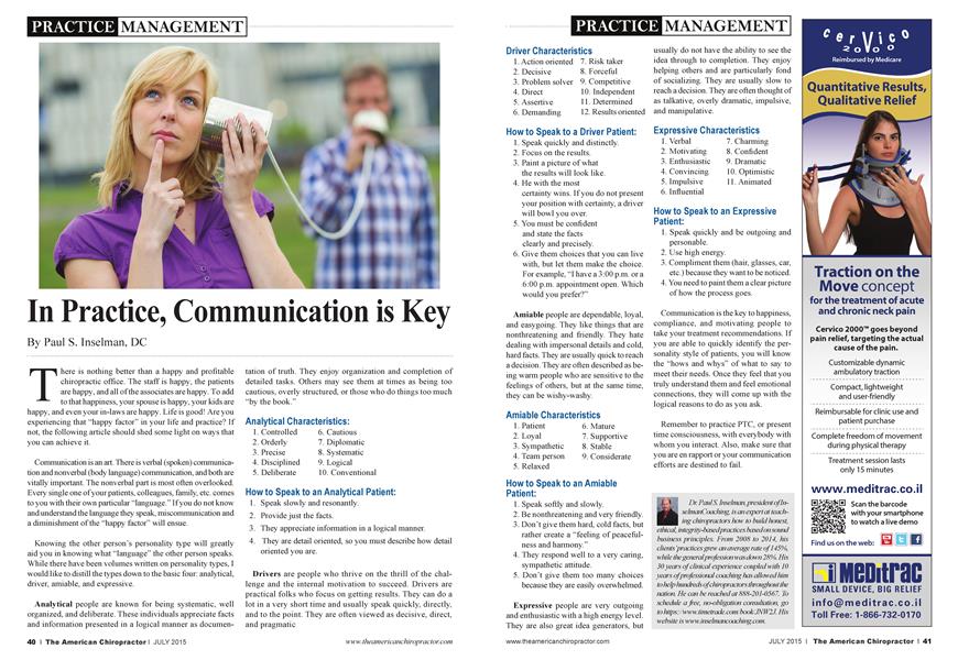 In Practice, Communication is Key