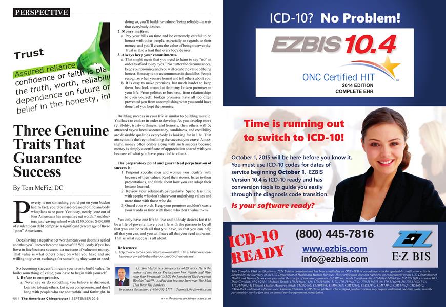 Three Genuine Traits That Guarantee Success