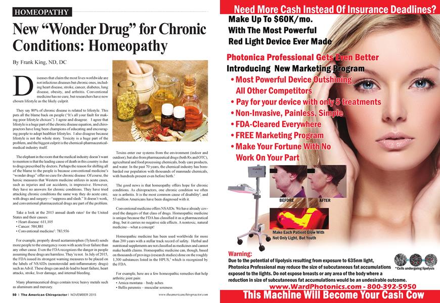 New “Wonder Drug” for Chronic Conditions: Homeopathy