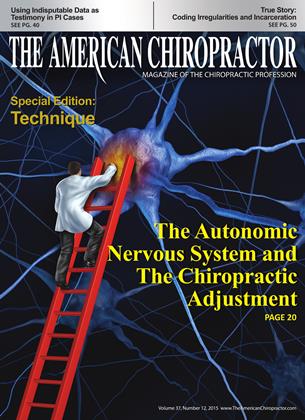 DECEMBER 2015 | The American Chiropractor