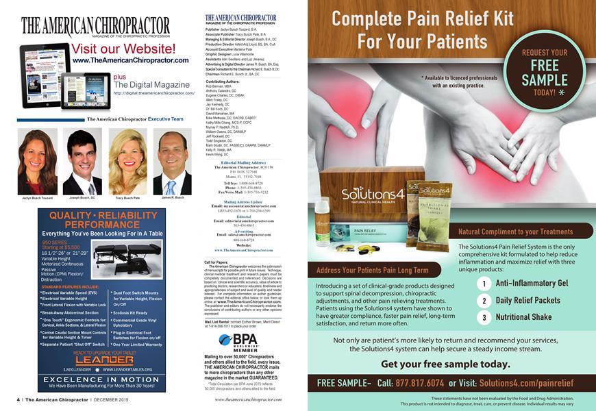 THE AMERICAN CHIROPRACTOR