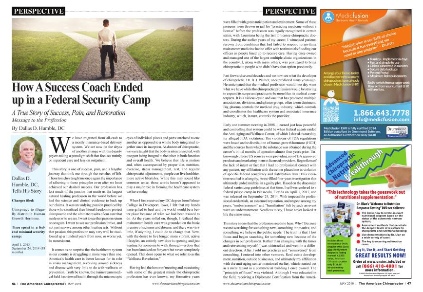 How A Success Coach Ended up in a Federal Security Camp
