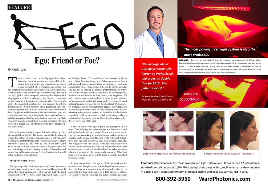 Ego: Friend or Foe?