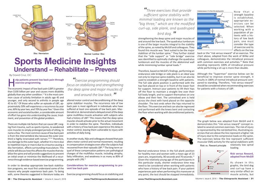 Sports Medicine Insights Understand - Rehabilitate - Prevent