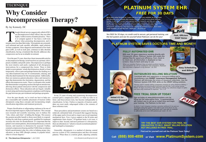 Why Consider Decompression Therapy?