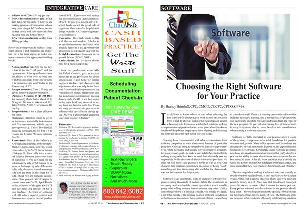 Choosing the Right Software for Your Practice