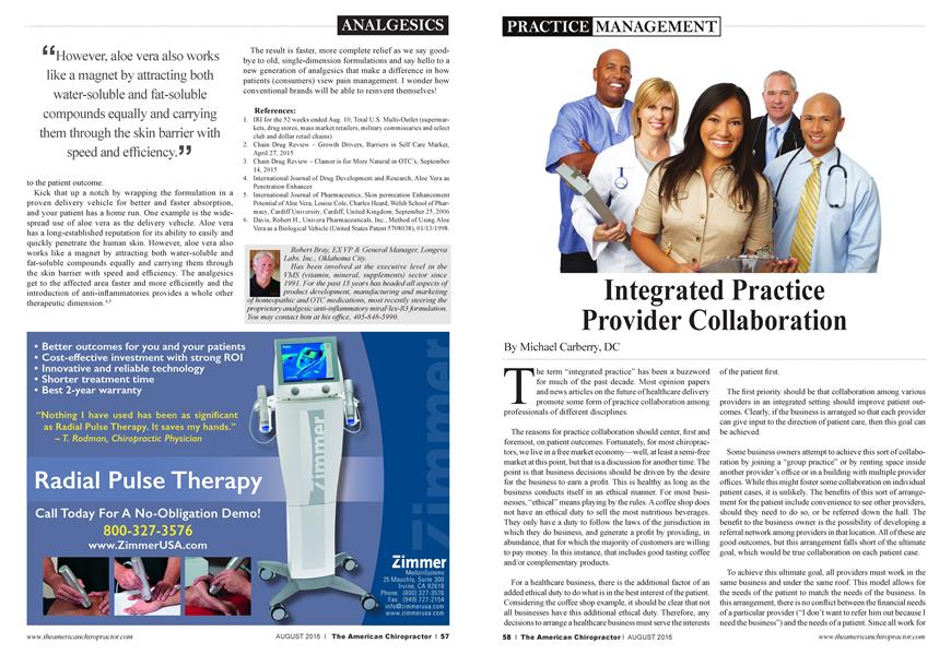 Integrated Practice Provider Collaboration