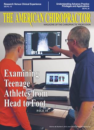 SEPTEMBER 2016 | The American Chiropractor