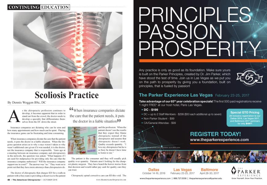 Scoliosis Practice