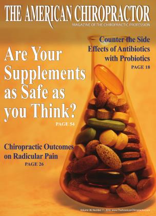 NOVEMBER 2016 | The American Chiropractor