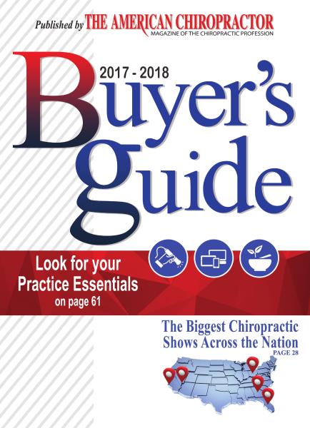 Issue: - 2017-2018 Buyer's guide | The American Chiropractor
