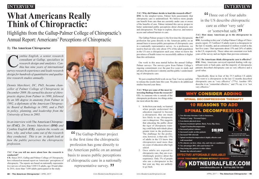 What Americans Really Think of Chiropractic: