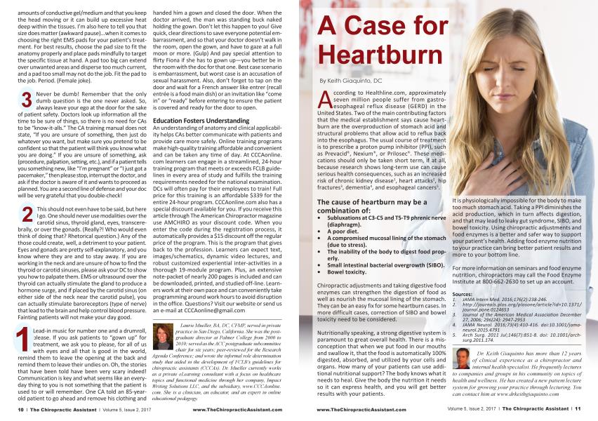 A Case for Heartburn