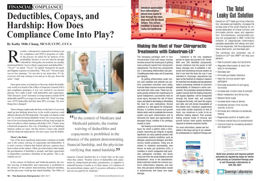 Deductibles, Copays, and Hardship: How Does Compliance Come Into Play?