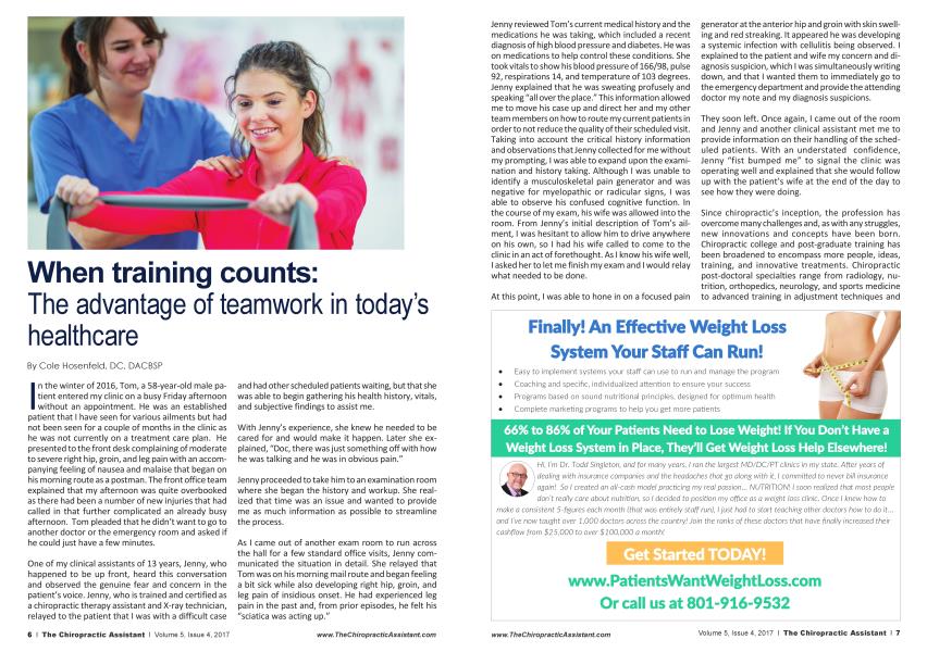When training counts: The advantage of teamwork in today’s healthcare