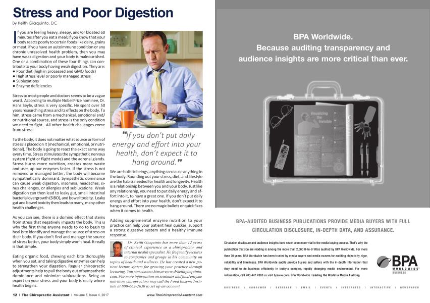 Stress and Poor Digestion
