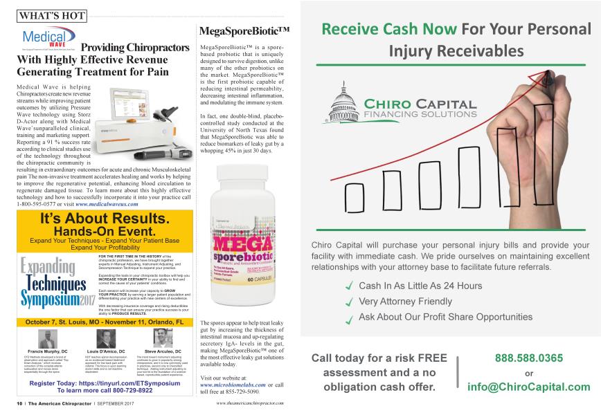 Providing Chiropractors With Highly Effective Revenue Generating Treatment for Pain