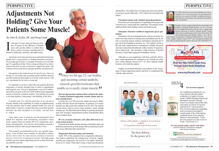 Adjustments Not Holding? Give Your Patients Some Muscle!