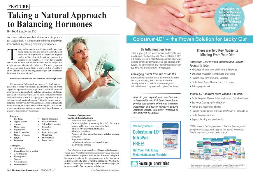 Taking a Natural Approach to Balancing Hormones