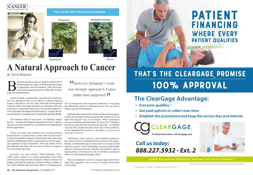 A Natural Approach to Cancer