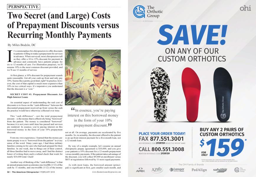 Two Secret (and Large) Costs of Prepayment Discounts versus Recurring Monthly Payments