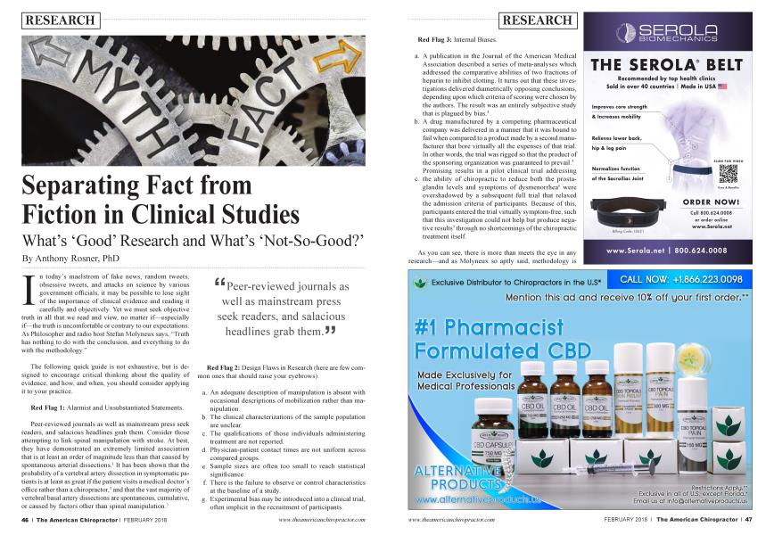 Separating Fact from Fiction in Clinical Studies