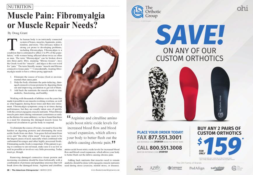 Muscle Pain: Fibromyalgia or Muscle Repair Needs?