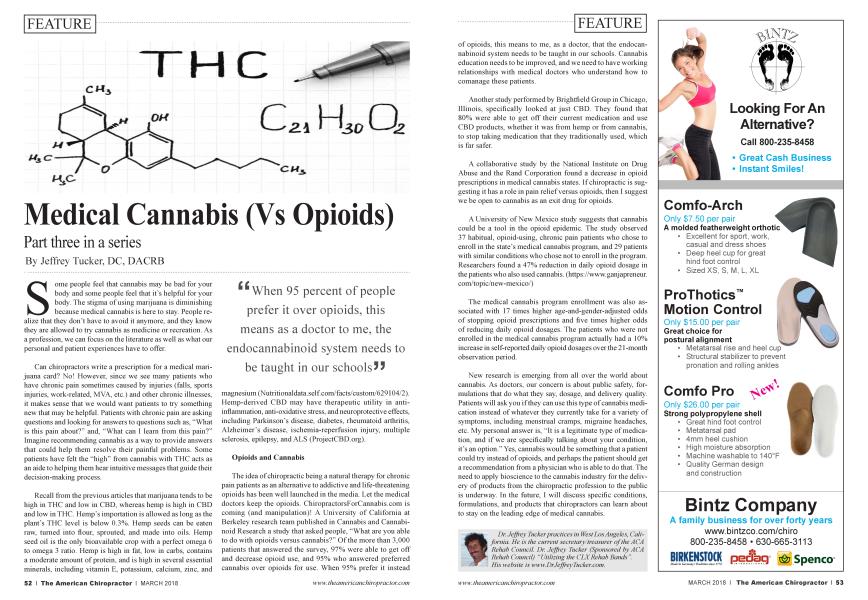 Medical Cannabis (Vs Opioids)