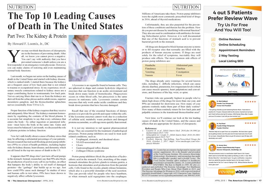 The Top 10 Leading Causes of Death in The United States