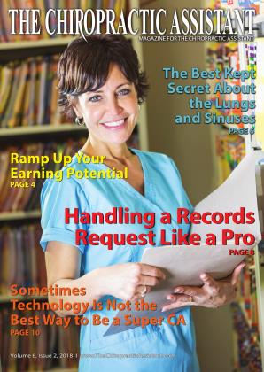APRIL 2018 | The American Chiropractor