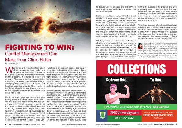 FIGHTING TO WIN: Conflict Management Can Make Your Clinic Better