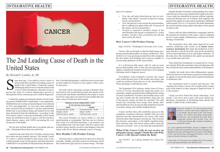 The 2nd Leading Cause of Death in the United States