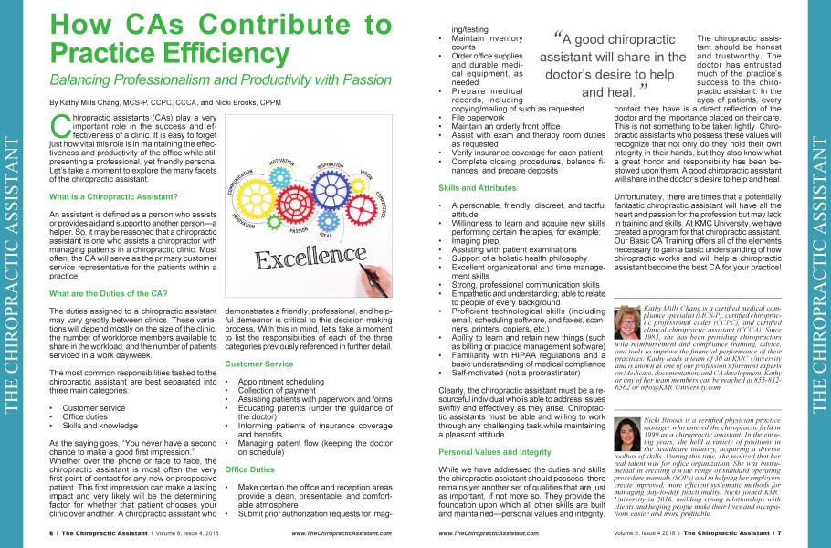 How CAs Contribute to Practice Efficiency