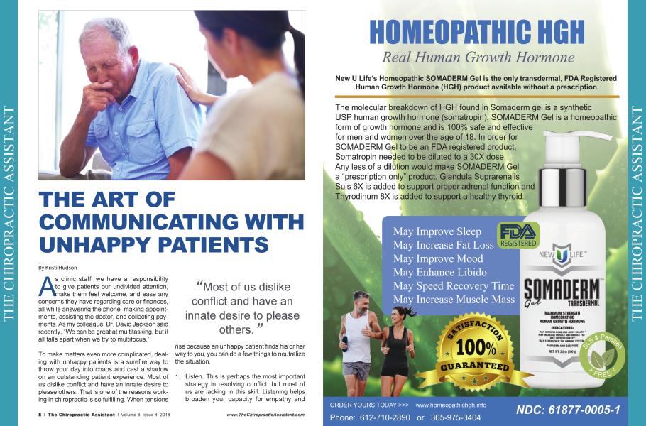 THE ART OF COMMUNICATING WITH UNHAPPY PATIENTS