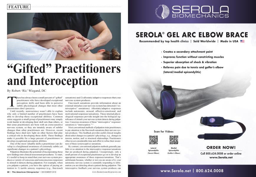 “Gifted” Practitioners and Interoception