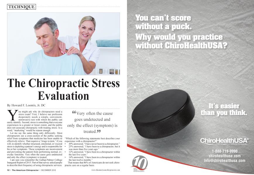 The Chiropractic Stress Evaluation