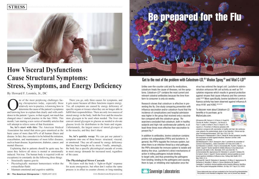 How Visceral Dysfunctions Cause Structural Symptoms: Stress, Symptoms, and Energy Deficiency