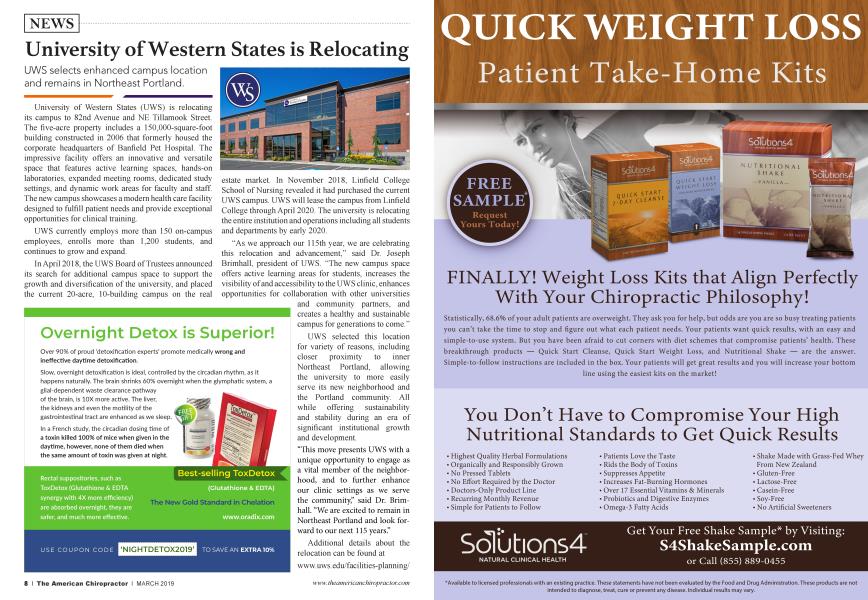 University of Western States is Relocating