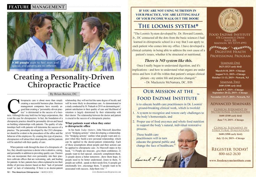 Creating a Personality-Driven Chiropractic Practice