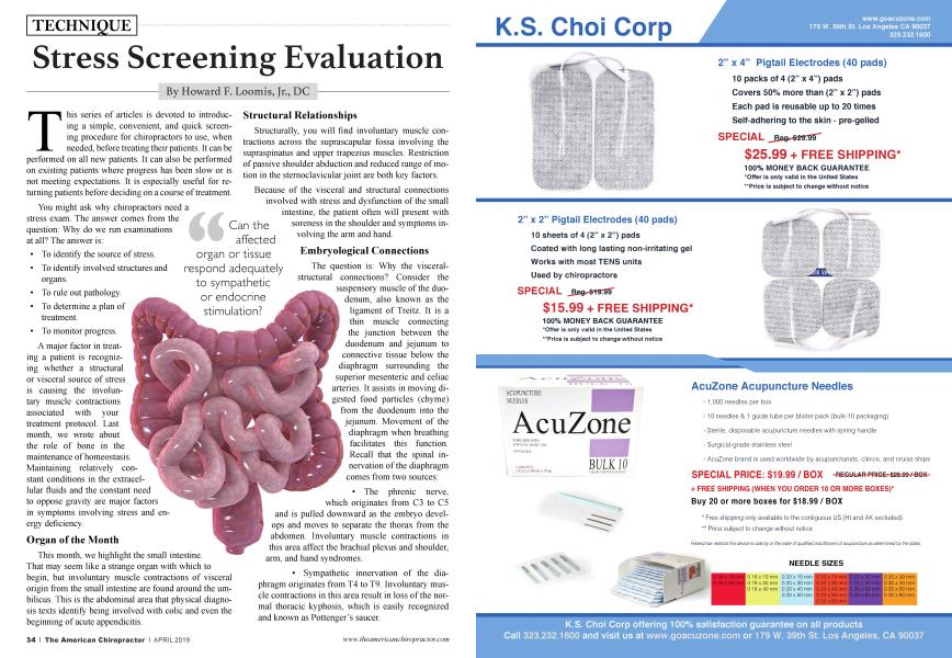 Stress Screening Evaluation