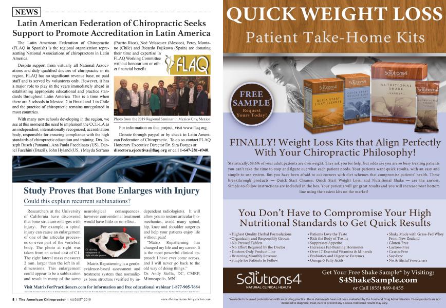 Latin American Federation of Chiropractic Seeks Support to Promote Accreditation in Latin America