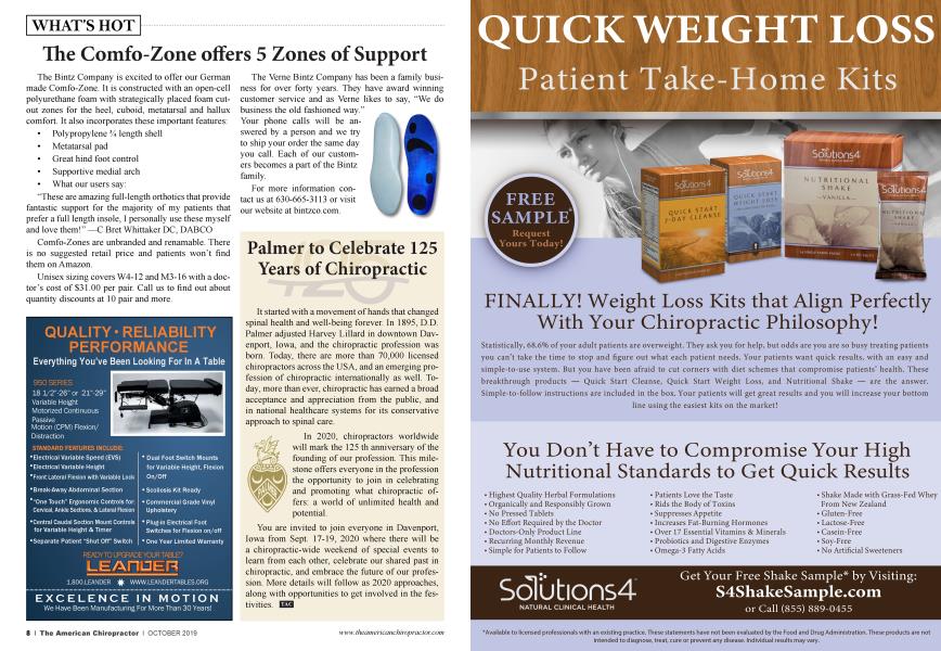 The Comfo-Zone offers 5 Zones of Support