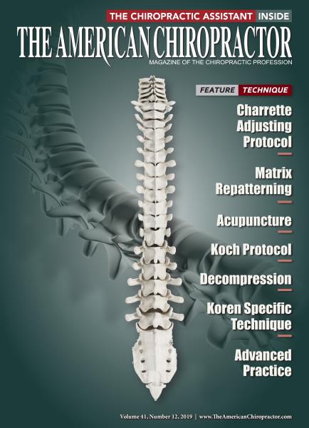 Issue: - DECEMBER 2019 | The American Chiropractor